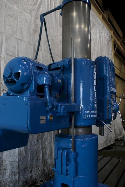 6' X 19" CARLTON RADIAL DRILL: STOCK #74022