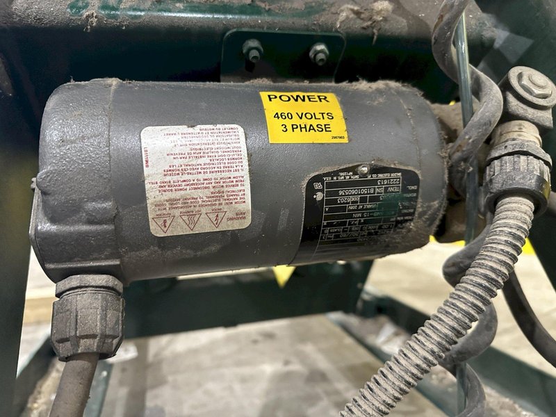 4,000 LB X 72" X 36" SOUTHWORTH MODEL #LS4-36 HYDRALUIC LIFT TABLE WITH ROLLER TOP: STOCK #20909