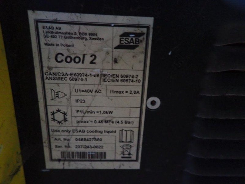 ESAB WELDER  -  WARRIOR 500i CC/CV