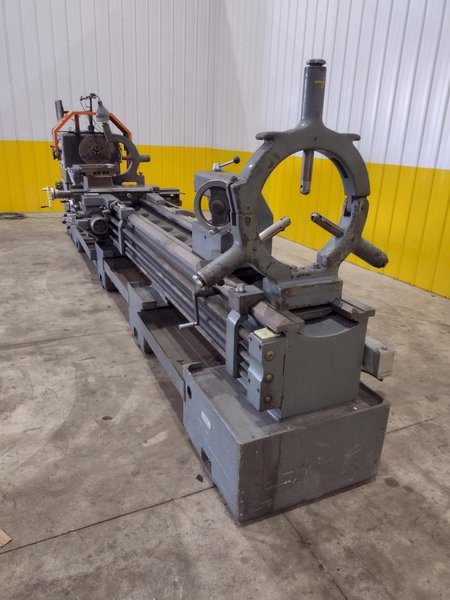32" X 168" SUMMIT GAP BED ENGINE LATHE. STOCK # 0661425