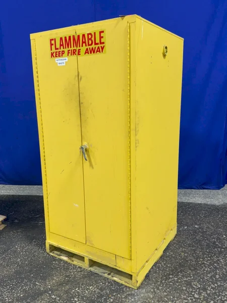 34" X 34" X 65" FLAMMABLE CABINET