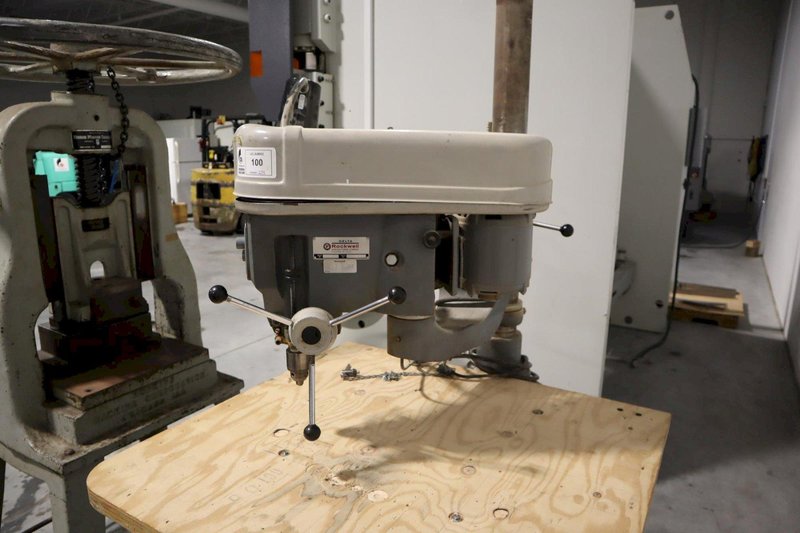 Delta Rockwell 15-655 Unidrill Drill Press with Swivel and Tilt, Single Phase- Auction Item