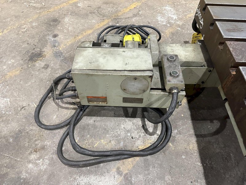 60&quot; X 60&quot; SHIBAURA MODEL #BFT-13CW2 T-SLOTTED ELECTRIC POWERED ROTARY TABLE: STOCK #19526
