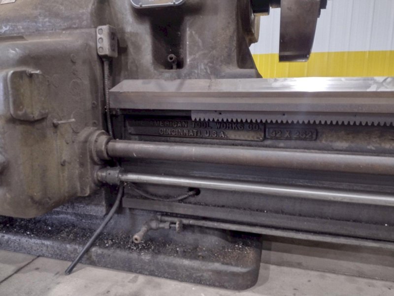 40&quot; X 252&quot; (21&#039;) AMERICAN PACEMAKER ENGINE LATHE, 2.75&quot; HOLE: STOCK #20836