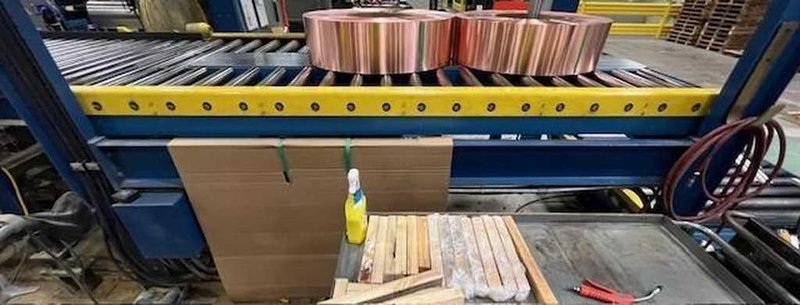 6,000# x 60&quot; K&amp;S Banding Line Stacker