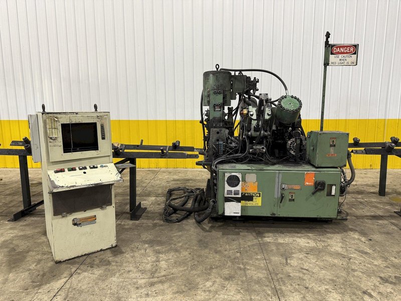 6" X 6" PEDDINGHAUS MODEL #623-L HYDRAULIC ANGLE-MASTER PUNCH &amp; SHEAR LINE: STOCK #22941