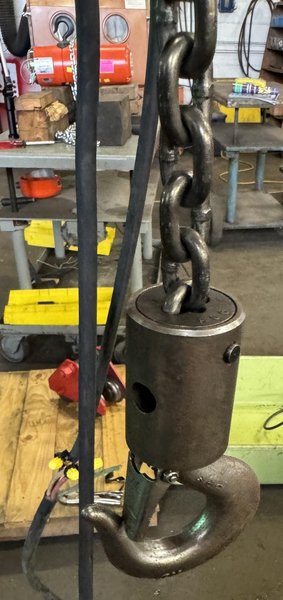 1/2 Ton CM Lodestar Electric Hoist F2, Two-Speed, 8' Lift, Pendant, Trolley