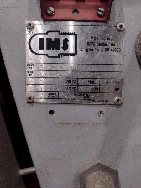 IMS MODEL #WS75SD WATERSTAR WATER TEMPERATURE CONTROL UNIT: STOCK #23271