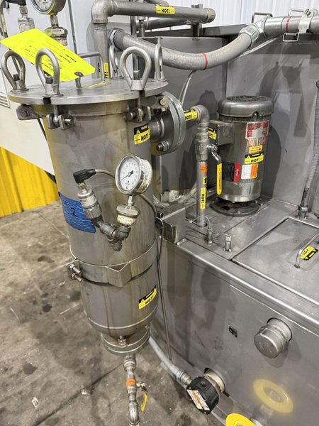 2018 JENFAB STAINLESS MODEL #LJ 19" ROTARY DRUM WASH / RINSE / DRAY PARTS WASHER SYSTEM: YOBRO #24681