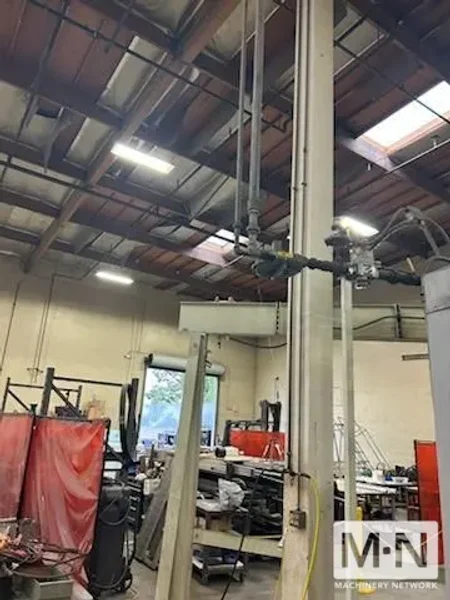 3 ARM MCNEILL MODEL 1500-64 ROTATIONAL MOLDING MACHINE