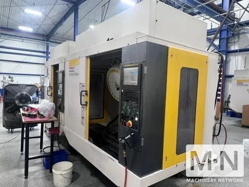 Fanuc Robodrill Alpha D21LiB5 ADV CNC Drill &amp; Tap Machining Center, 2020 w/ 4-Axis Fanuc Table