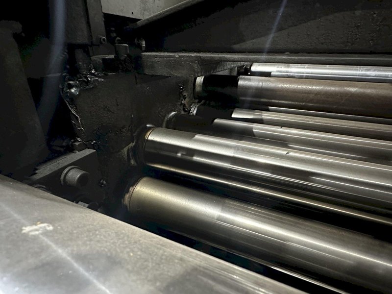 48" X 14 GAUGE AUTOMATIC FEED MODEL 13-32-48 13 ROLL STRAIGHTENER LEVELER: STOCK 19766