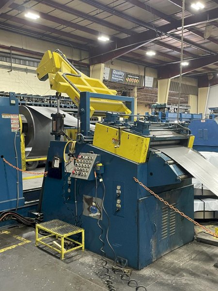 20,000 lbs. x 36" Coe Press Equipment "Conventional" Servo Coil Feed Line For Metal Stamping, Year 1999