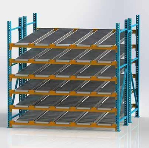 Engineered Products Selectrak Roller Conveyor Sections and Mounting Brackets,  Can Be Mounted On Pallet Racking- Auction Item