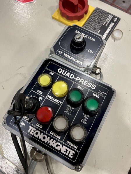 Dual Tecnomagnete Magnetic Chucks w/ Controller 42.5&quot; x 47.5&quot; | 46.5&quot; x 55.5&quot;