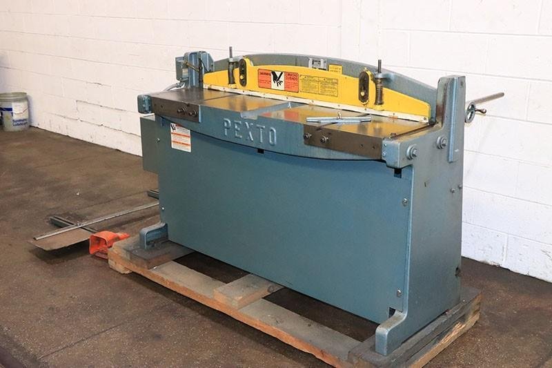 52" X 16 GA. PEXTO HYDRAULIC SQUARING SHEAR, MODEL PH-52