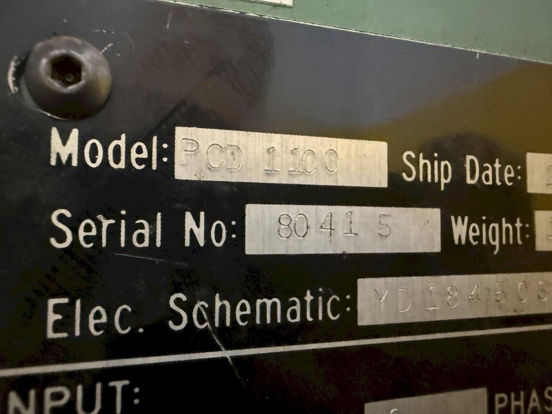 2009 PEDDINGHAUS MODEL #PCD1100 3-AXIS CNC AUTOMATIC BEAM DRILL LINE : YOBRO #25848