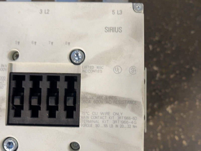SIEMENS SIRIUS 3RT1 SERIES POWER CONTACTOR  -  3RT1466-6NB36