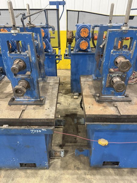 16 STAND x 3" X 18" ROLL SPACE BRADBURY MODEL #430 U-JOINT DRIVE ROLLFORMER: YOBRO #25254