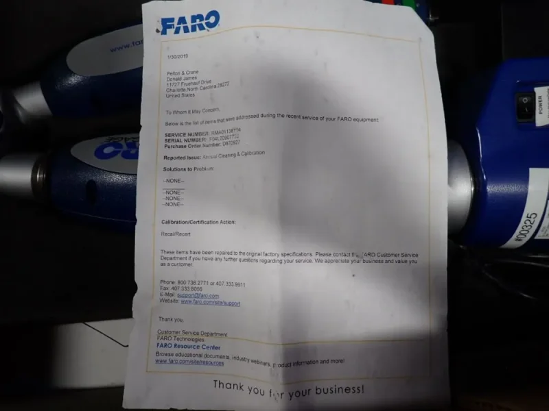 FARO GAGE &amp; GRANITE SURFACE PLATE  -  GAGE