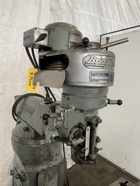 1-HP BRIDGEPORT SERIES 1 VERTICAL MILL. STOCK # 0253924