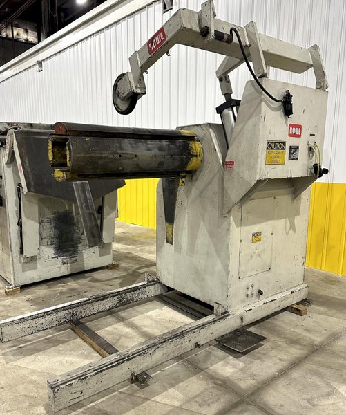 10,000 LBS X 40” ROWE MODEL #10040 UNCOILER / COIL REEL: STOCK #20333