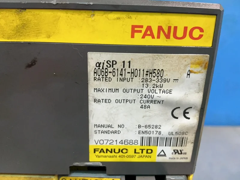 FANUC SERVO AMPLIFIER MODULE   -  A06B-6141-H011#H580