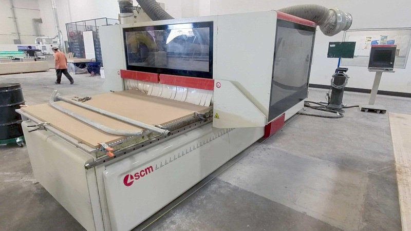 5′ x 12′ SCM Pratix S15 A CNC Router, 2012 – Vac Pumps, Boring Block