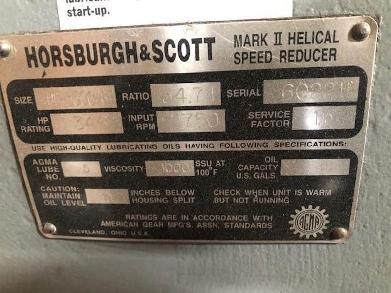 HORSURGH &amp; SCOTT GEAR BOX