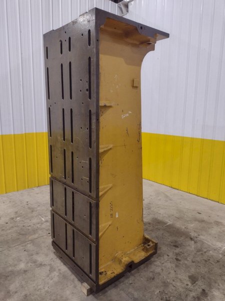 96" H X 36" W X 36" D PRECISION HIGH HEAVY DUTY SLOTTED ANGLE PLATE: STOCK #23016