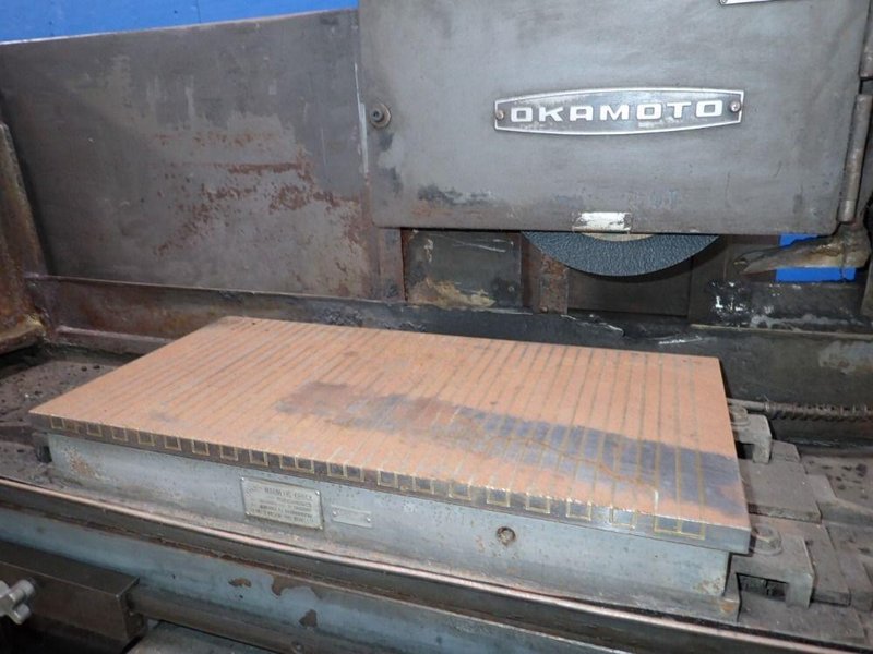OKAMOTO 12" X 23" SURFACE GRINDER  -  ACCUGAR-124N