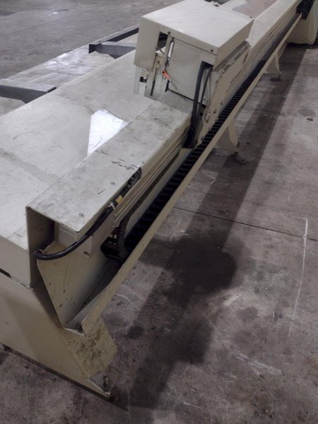 6" HIGH X 14" WIDE DIMTER  OPTICUT MODEL #S75 CROSS-CUT AUTOMATIC WOOD SAW, NEW 2003: STOCK #22923
