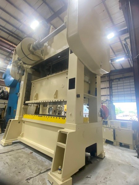 400 ton Brown Boggs Model SS2-400-120-60 Used Straight Side Mechanical Press, 100% Rebuilt! Work Fully Completed