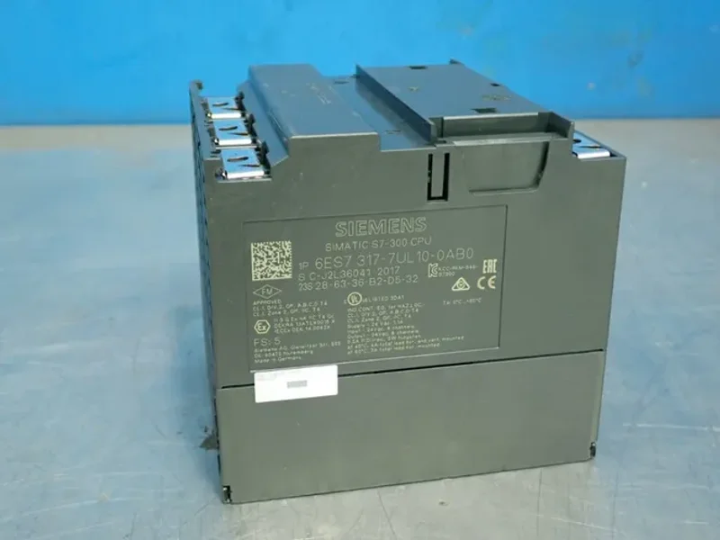 SEIMENS CENTRAL PROCESSING UNIT   -  6ES7317-7UL10-0AB0