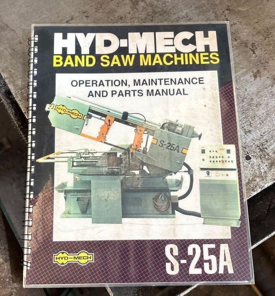 18" X 27" HYDMECH MODEL #S25-A HORIZONTAL SWIVEL MITER AUTOMATIC BAND SAW : YOBRO #25047