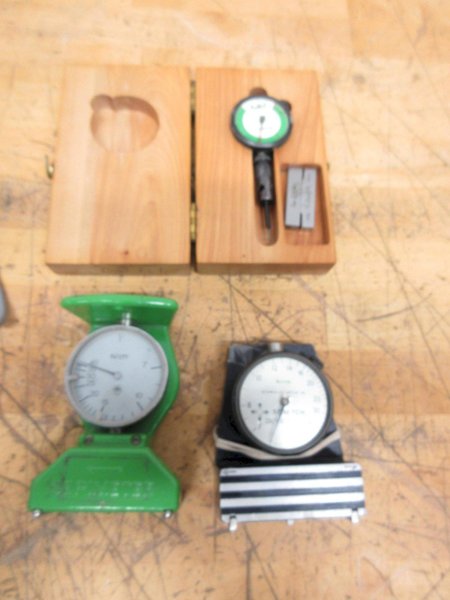 Federal Maxum .001mm Digital Travel Indicator with Probe, Assorted Dial Tension Gages- Auction Item