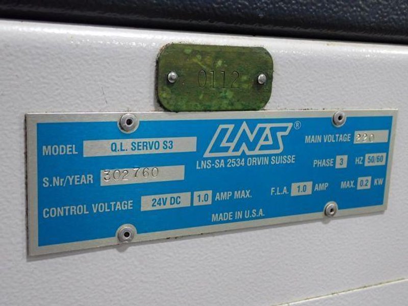 LNS 63" AUTOMATIC BAR FEEDER   -  Q.L.SERVO S3