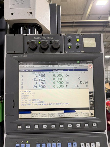 Okuma Millac 800VH 5 Axis CNC Universal Machining Center – Pallet Changer Mill