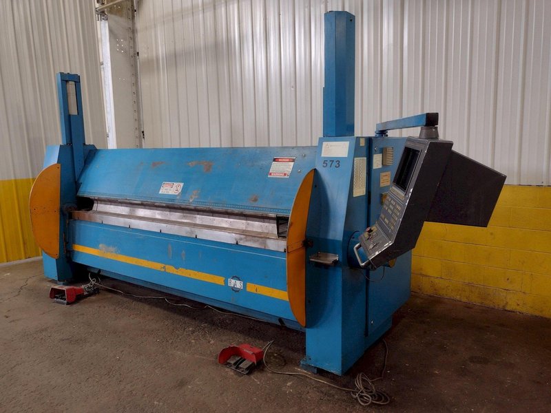 126&quot; x 9 GAUGE RAS MODEL #74.20 CNC FOLDER &amp; BENDER MACHINE: STOCK 17101