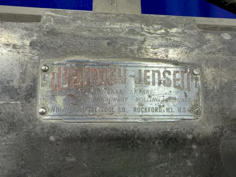 WHITNEY-JENSEN 60” FINGER BRAKE
