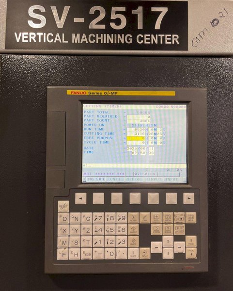 Sharp SV-2517 SX-F CNC Vertical Machining Center – Mini Mill