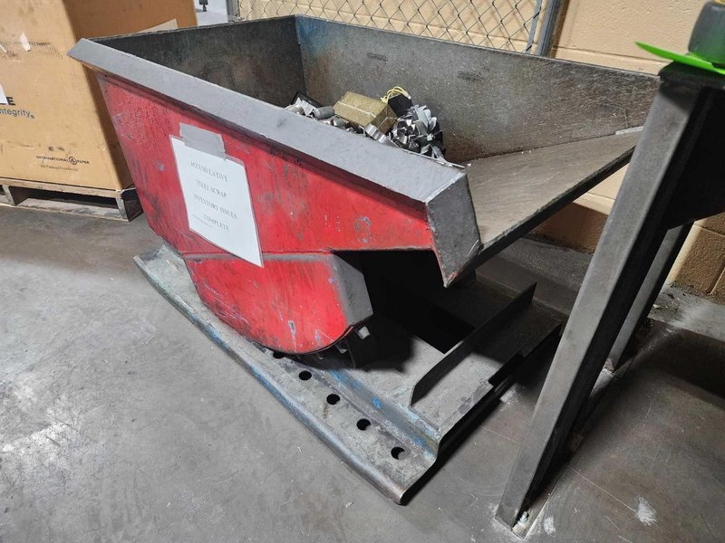 29" X 48" X 27" SELF DUMPING HOPPER: STOCK #20515