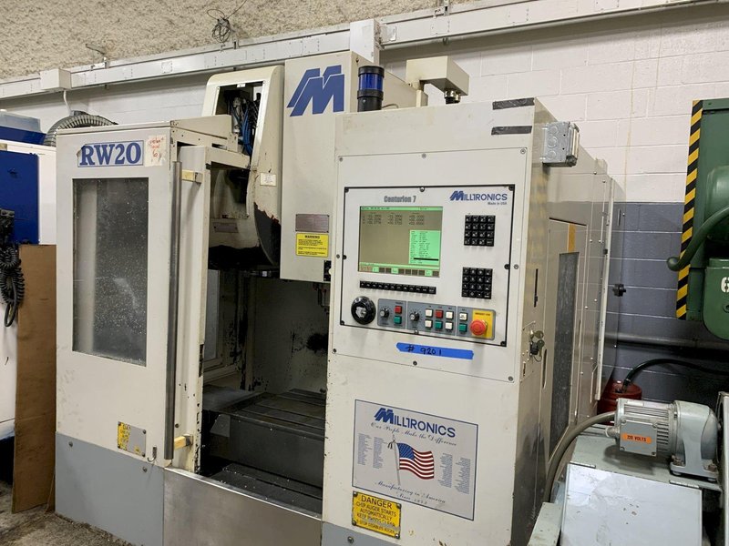 Milltronics Model RW20 CNC Vertical Machining Center, SN 9201, New 06.