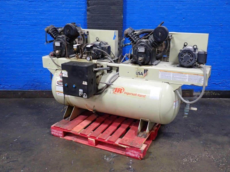 INGERSOLL RAND (2) 3//5 HP AIR COMPRESSOR  -  2-2475ES-P