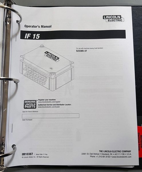 LINCOLN ELECTRIC WELD FUME CONTROL SYSTEM(NEW &amp; NEVER INSTALLED) STOCK # 0888525