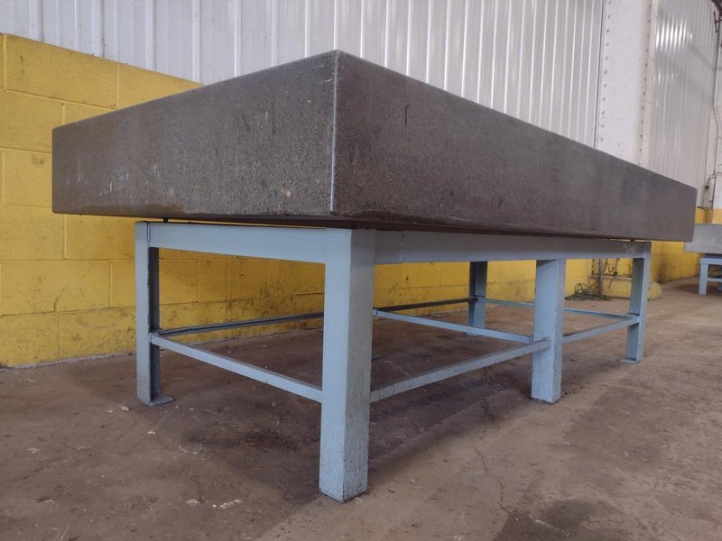 8&#039; X 4&#039; X 10&quot; CHALLENGE PRECISION LAYOUT INSPECTION GRANITE TABLE: STOCK #23801