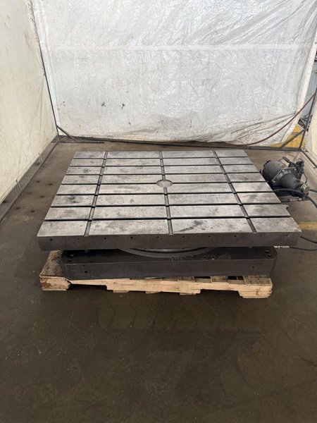 40" X 50" DEVLIEG AIR LIFT ROTARY TABLE. STOCK # 0221426