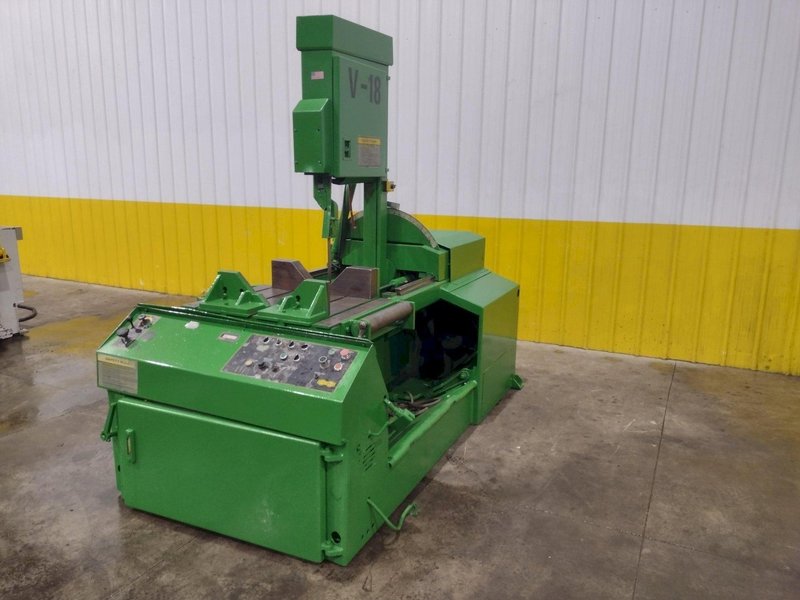 18" X 20" HYD-MECH MODEL V18 SERIES II VERTICAL BAND SAW: STOCK #24965