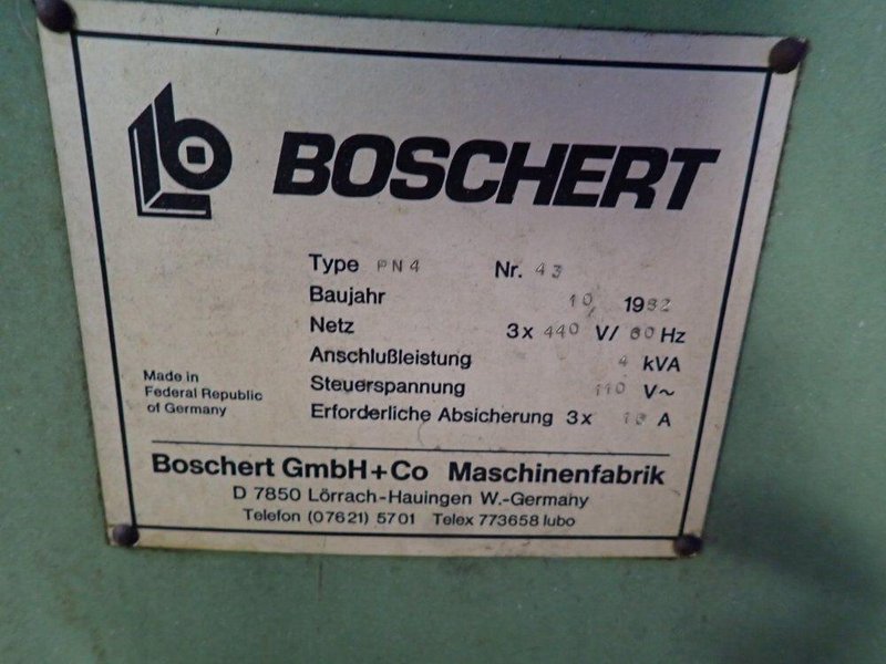 BOSHERT HYDRAULIC NOTCHER  -  PN4