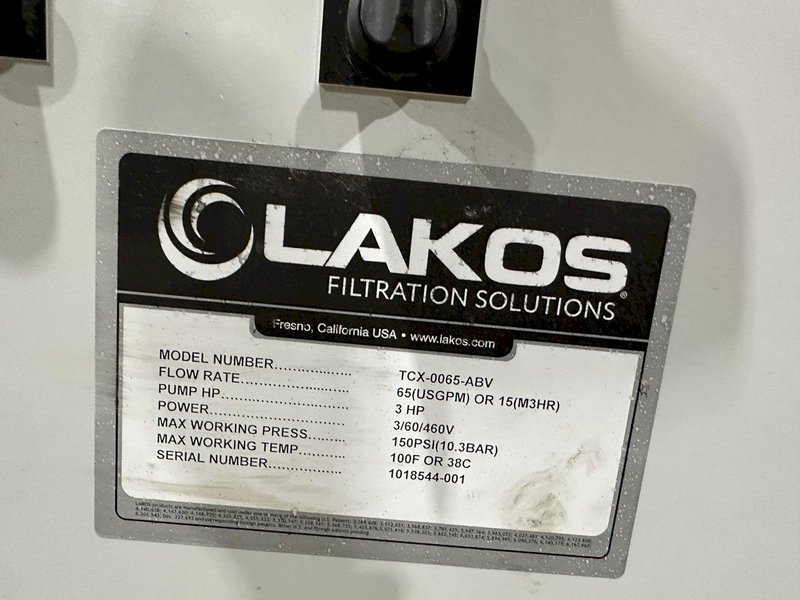 65 GPM X 3 HP LAKOS FILTRATION PUMP &amp; STRAINER: STOCK #21909